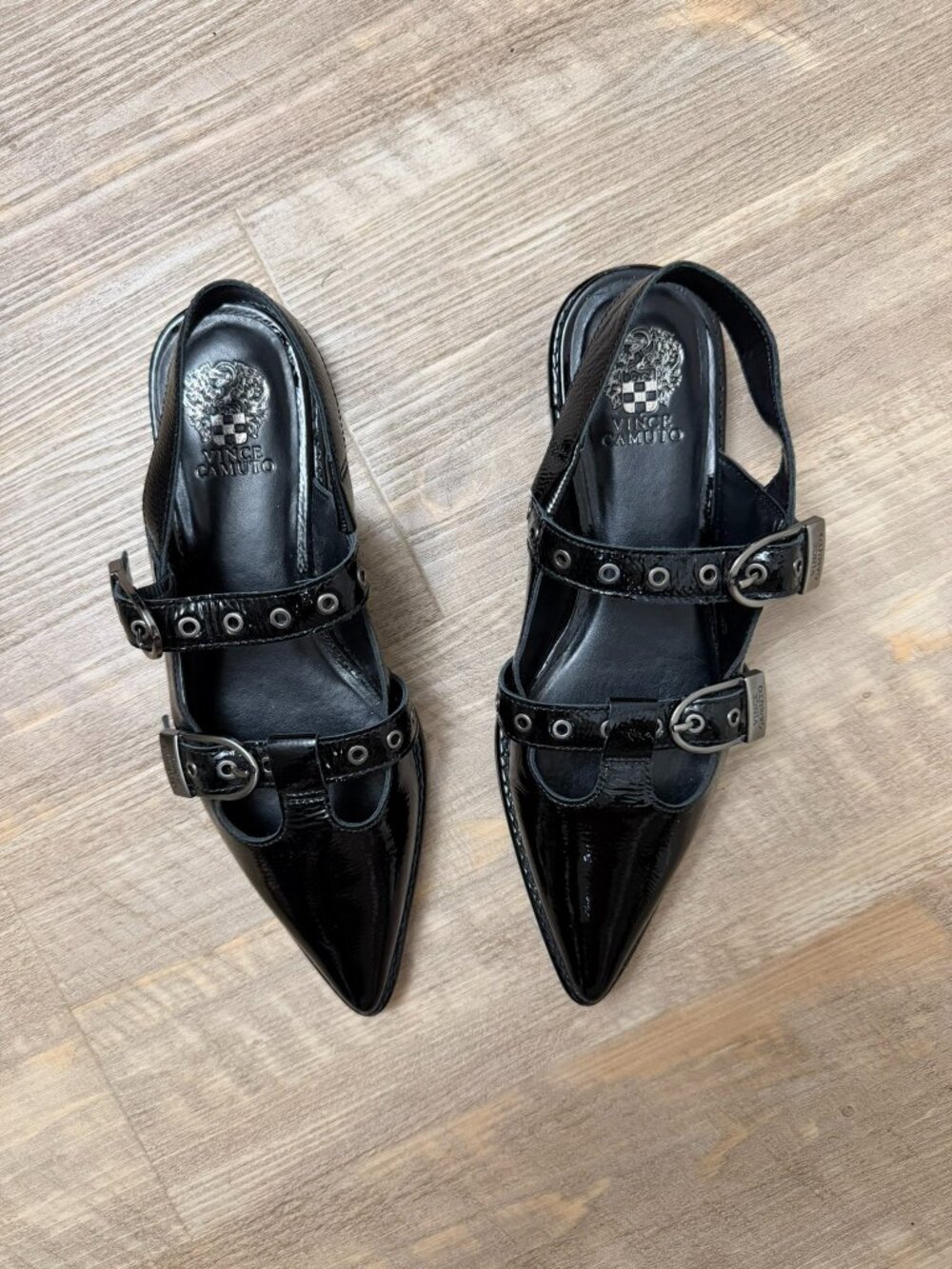 NWOT! Vince Camuto Faye Leather Mule Slingback Size 6.5